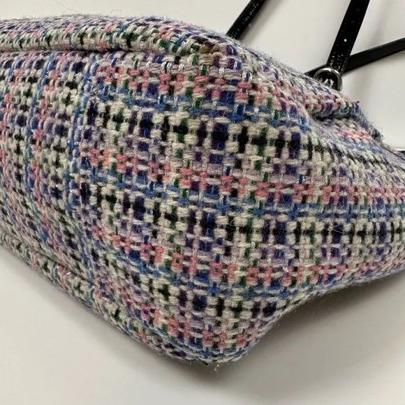 Coach Gallery Multicolored Herringbone Tweed Tote Bag - Picture 9 of 16